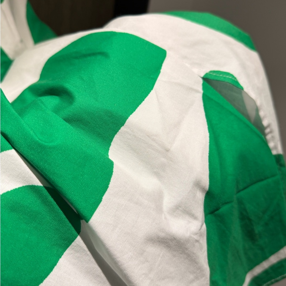 Milly Green and White Halter Maxi Dress - Picture 5 of 14